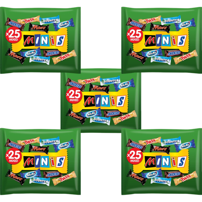 Een afbeelding van Mars Minimix repen uitdeelzak 5-pack