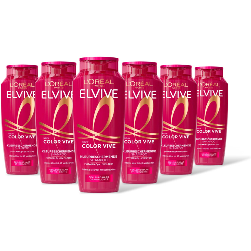 L'Oréal Paris Elvive Color-vive shampoo 6-pack