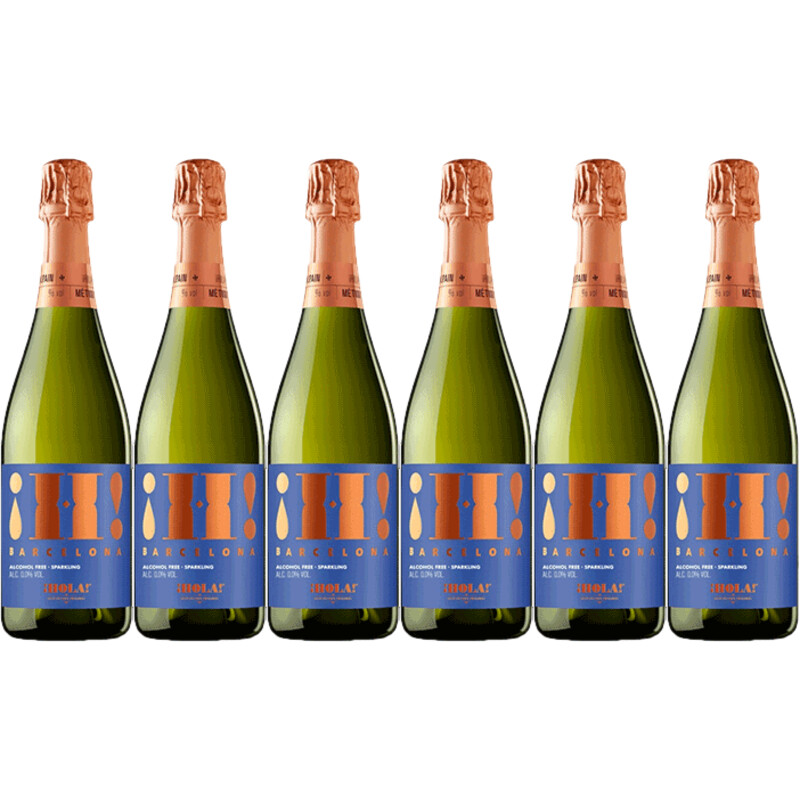 Een afbeelding van Hola! Cava brut alcoholvrij 6 flessen
