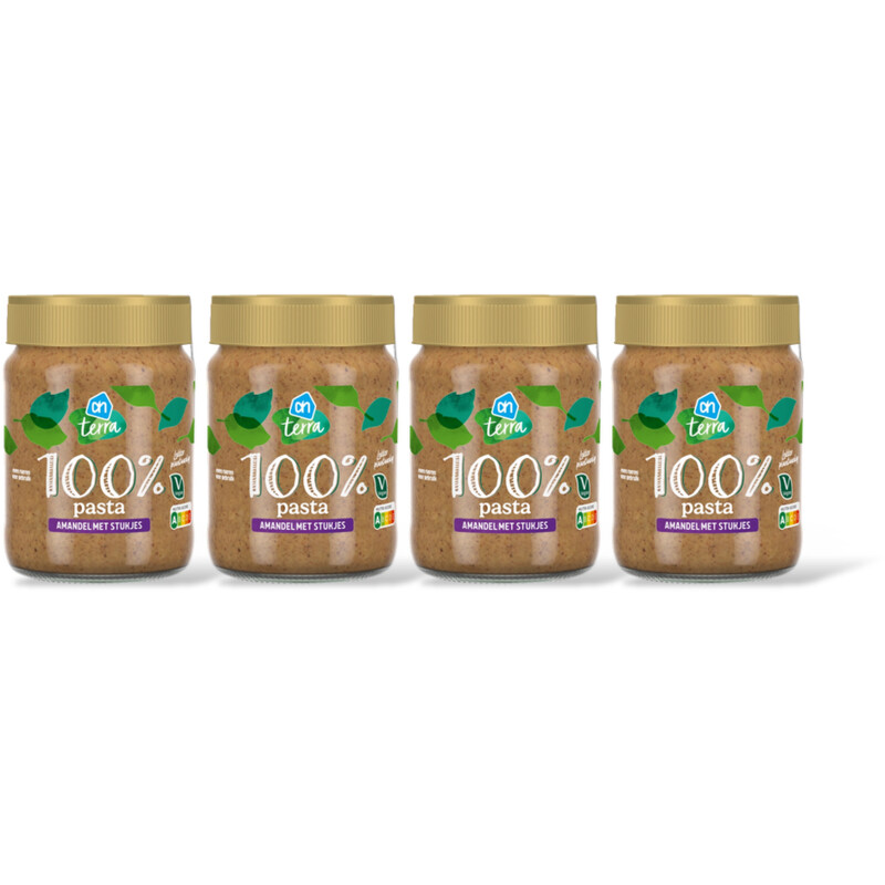 AH Terra Plantaardig 100% pasta amandel 4-pack