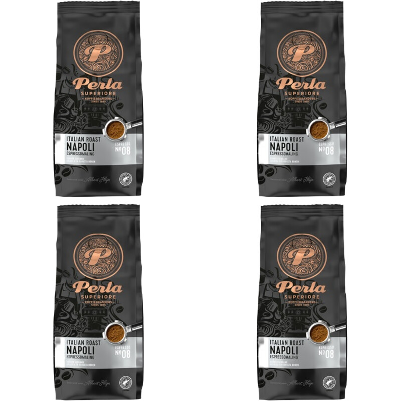 Een afbeelding van Perla Superiore Italian Napoli espressomalin 4-pack