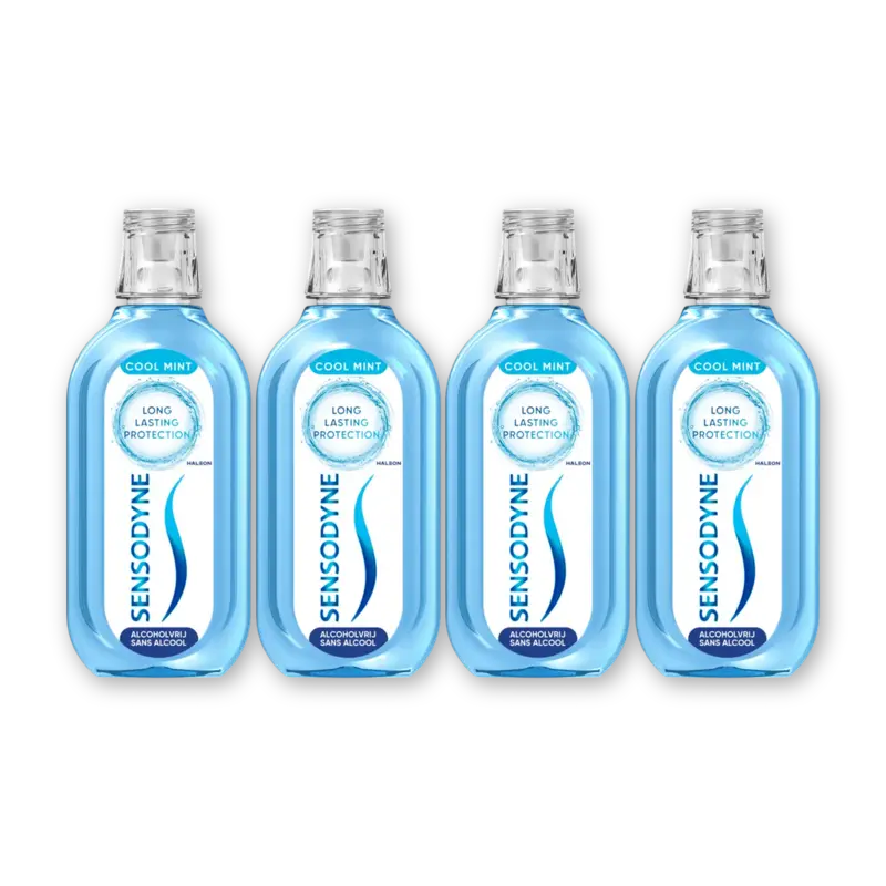 Sensodyne Fresh & cool mondwater gevoel tanden 4pk