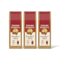 Douwe Egberts Excellent gold koffiebonen 3-pack