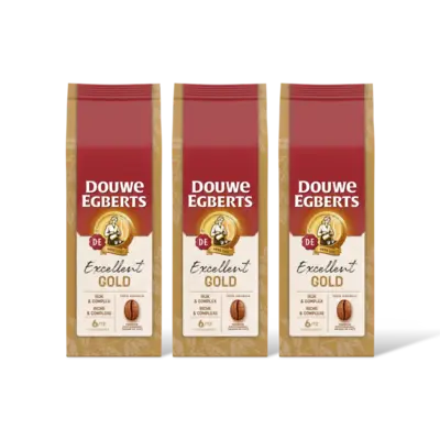pdp-image-Douwe Egberts Excellent gold koffiebonen 3-pack