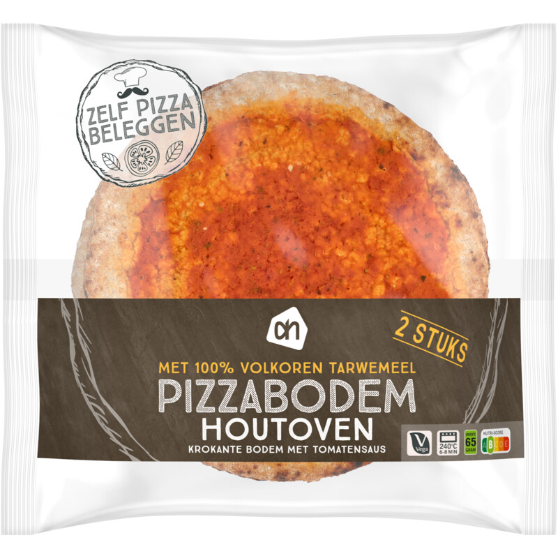 Een afbeelding van AH Volkoren houtoven pizzabodem