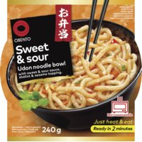 Een afbeelding van Obento Sweet & sour udon noodle bowl