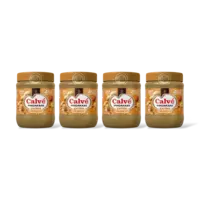 Calvé Extra crunchy pindakaas 4-pack