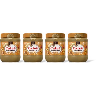 pdp-image-Calvé Extra crunchy pindakaas 4-pack