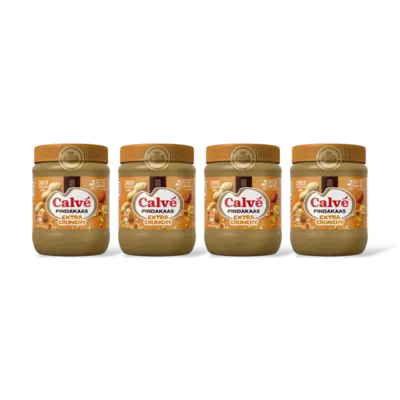 pdp-image-Calvé Extra crunchy pindakaas 4-pack