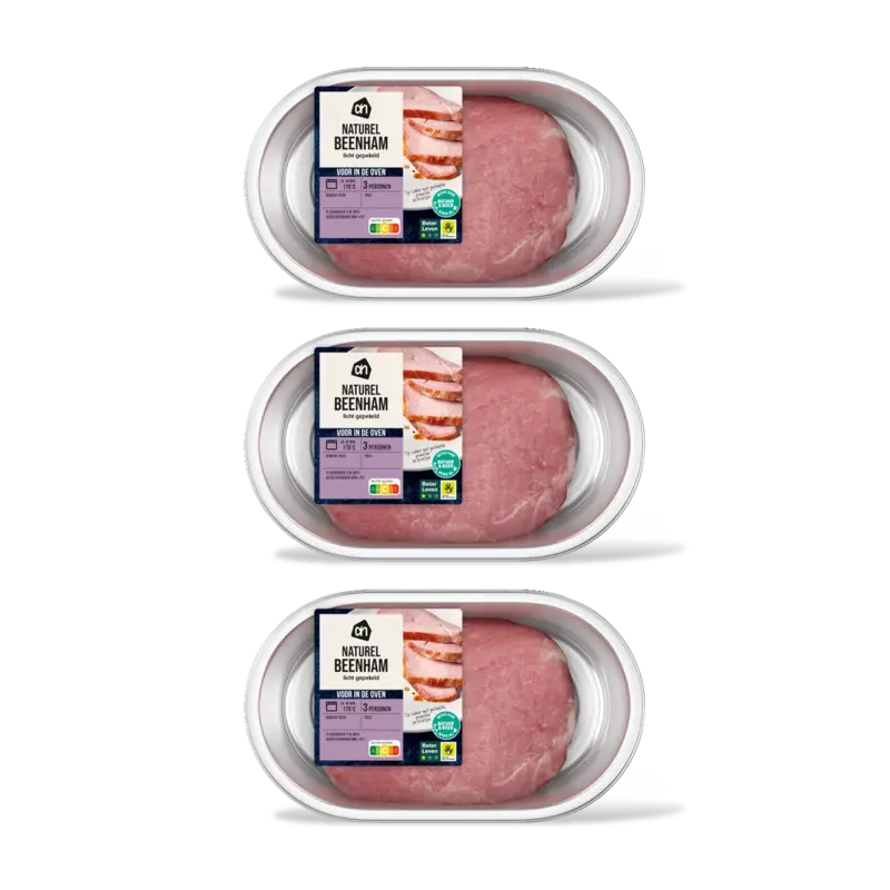 AH Ovenschotel beenham naturel 3-pack