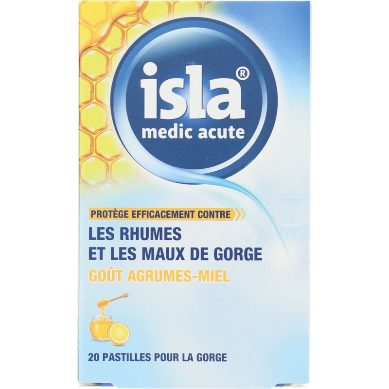 Een afbeelding van Isla Medic acute citrus-honingsmaak