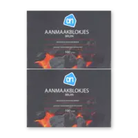 AH aanmaakblokjes bruin 2-pack