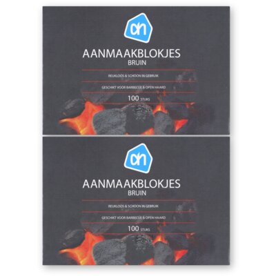pdp-image-AH aanmaakblokjes bruin 2-pack