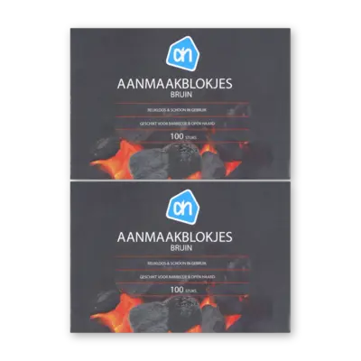 pdp-image-AH aanmaakblokjes bruin 2-pack