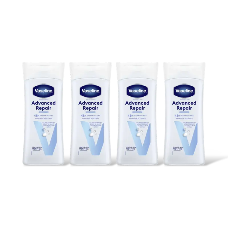 Vaseline Bodylotion advanced repair 4-pack
