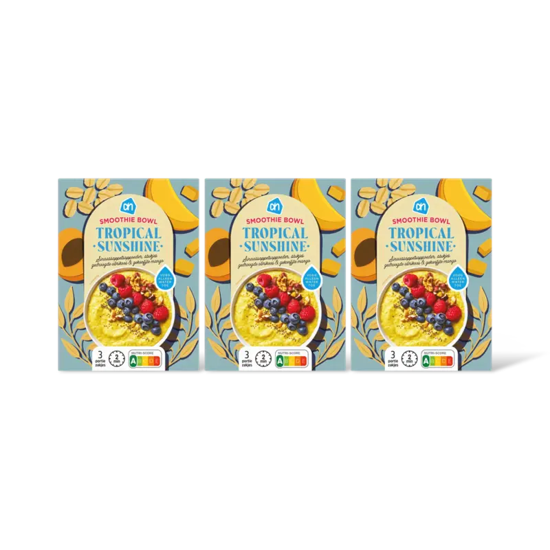AH Smoothie bowl tropical sunshine 3-pack