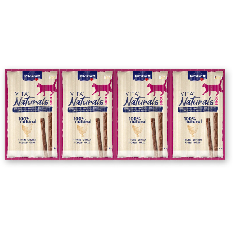 Vitakraft Vita naturals stick chicken 4-pack