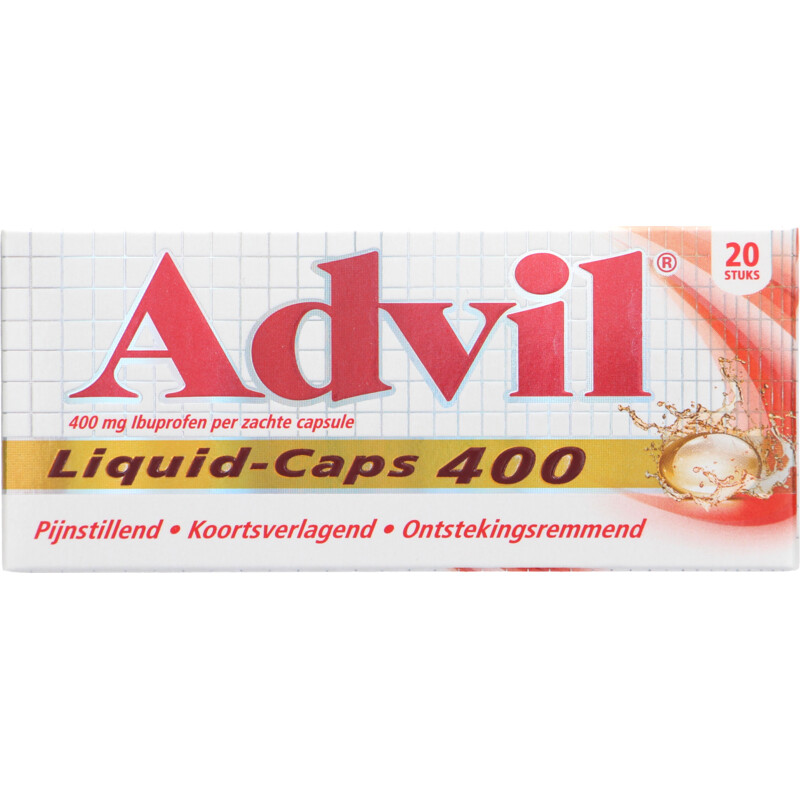 Een afbeelding van Advil Reliva forte 400mg ibuprofen capsule
