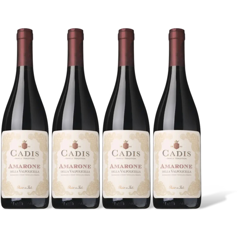 Cadis Amarone della Valpolicella 4 flessen