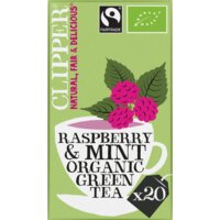 Clipper Raspberry & mint organic green tea