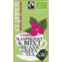Clipper Raspberry & mint organic green tea