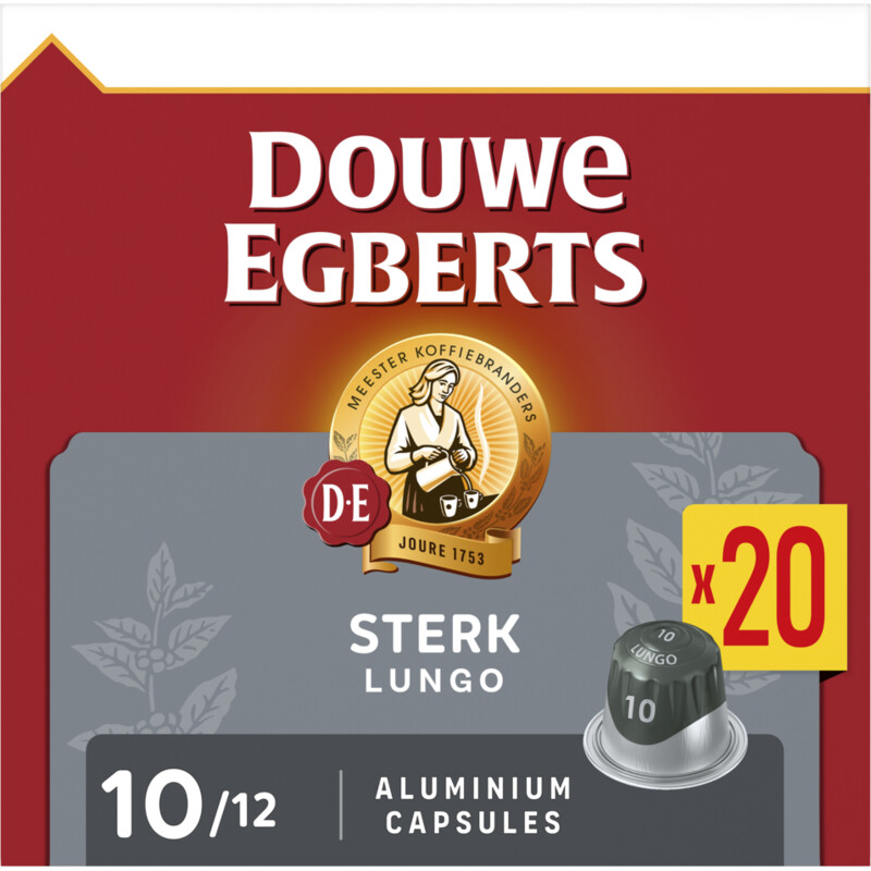 Een afbeelding van Douwe Egberts Lungo sterk capsules