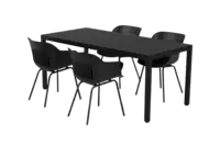 Hartman Combideal diningset Jill 170 zwart