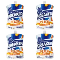 Melkunie perzik yoghurt zonnebloempitten 4-pack