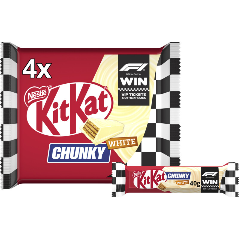 Kitkat Chunky white reep 4-pack