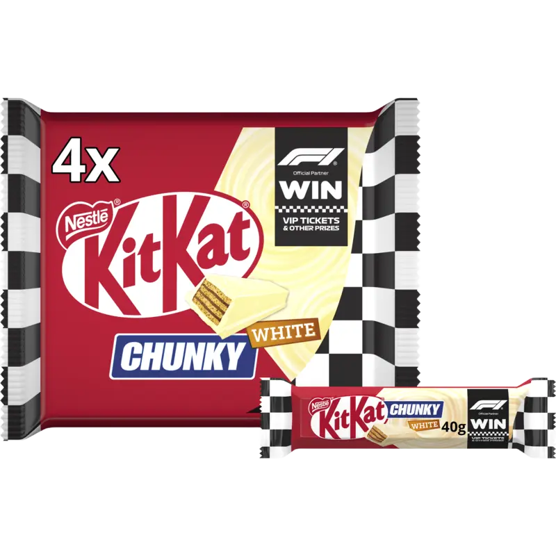Kitkat Chunky white reep 4-pack