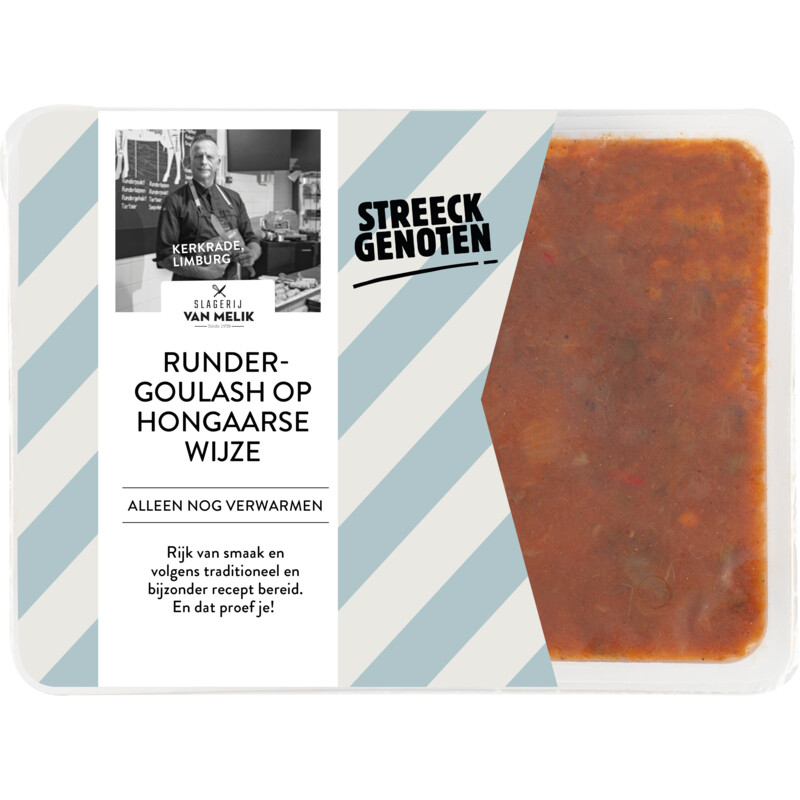 Een afbeelding van Streeckgenoten Rundergoulash op Hongaarse wijze