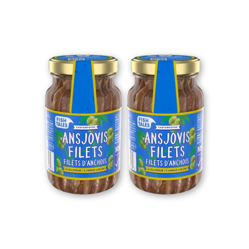 Fish Tales Anjovisfilets in olijfolie 2-pack