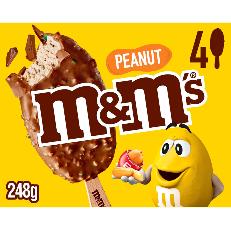 Een afbeelding van M&M'S Peanut handijs