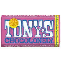 Tony's Chocolonely Reep wit framboos knetter