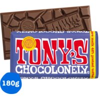 Een afbeelding van Tony's Chocolonely Reep donkere melk pretzel