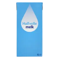 Houdbare half volle melk bel
