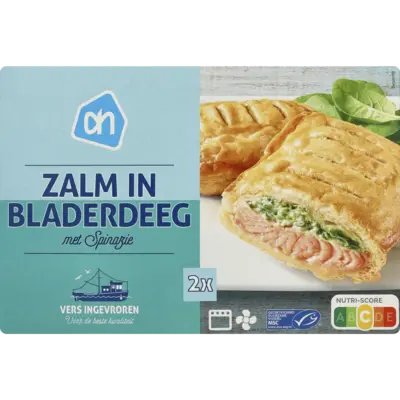 pdp-image-AH Zalm in bladerdeeg met spinazie