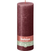 Bolsius Rustieke kaars bordeaux 19cm