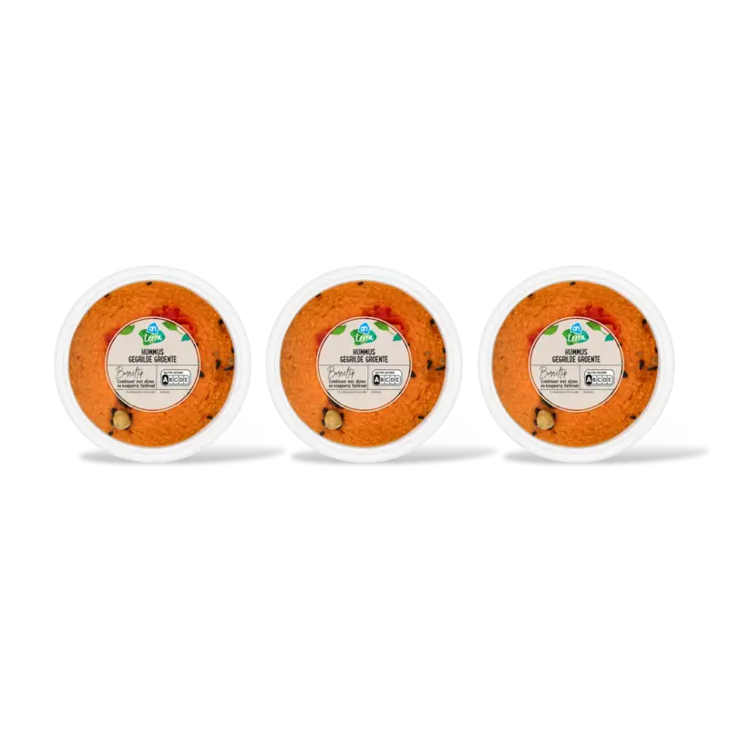 AH Terra Hummus gegrilde groente 3-pack
