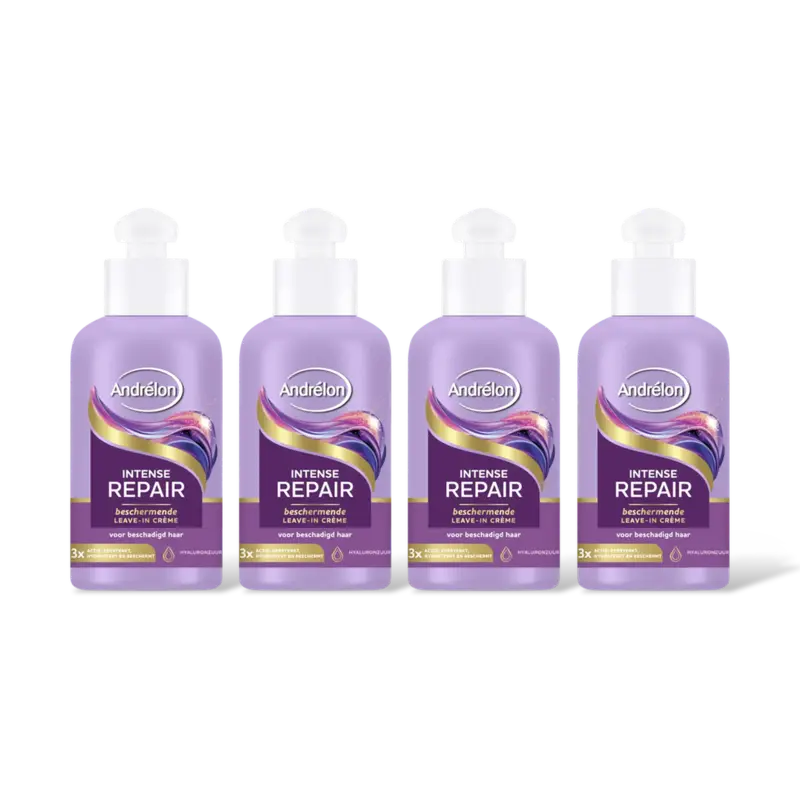 Andrélon Intense repair leave-in crème 4-pack