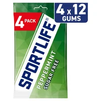 Sportlife Peppermint sugar free gums 4-pack