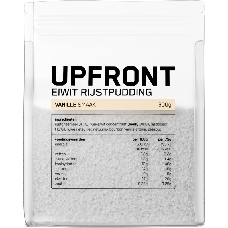 Upfront Eiwit rijstpudding vanille smaak