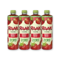 Raak Vruchtensiroop aardbeien zs 4-pack
