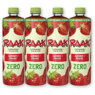 pdp-image-Raak Vruchtensiroop aardbeien zs 4-pack