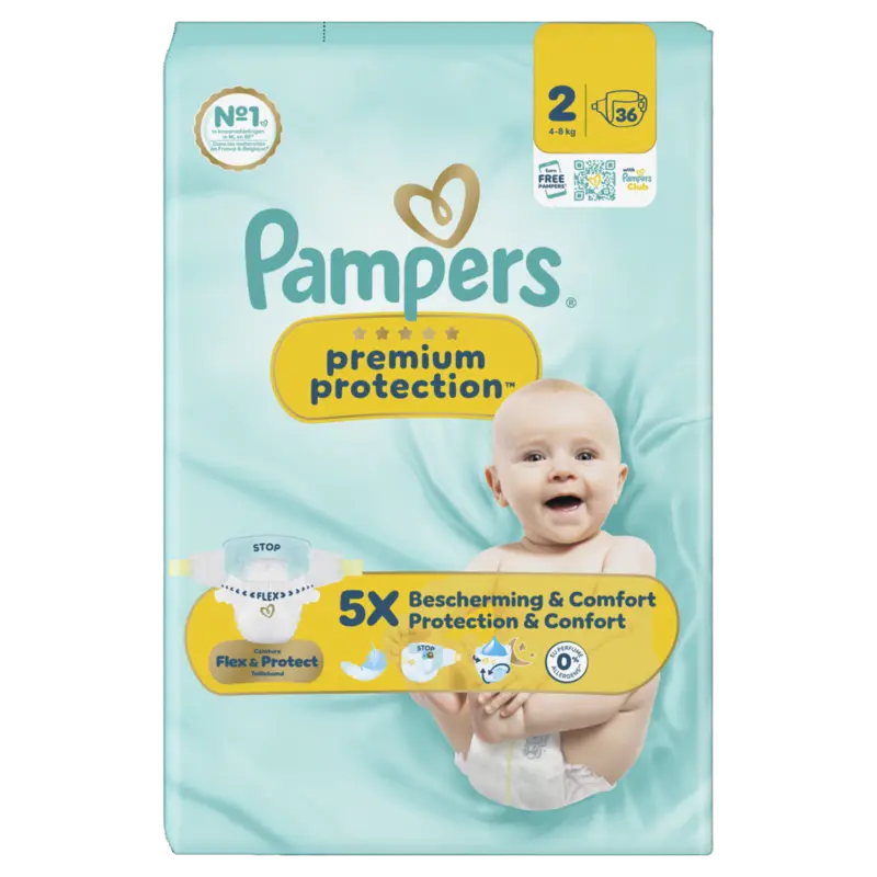 Premium Protection Maat 2, 36 Luiers