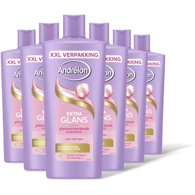 Andrélon Extra glans shampoo 6-pack