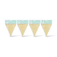 AH Glitter vlaggenlijn goud 6mtr 4-pack