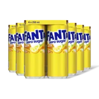Fanta Lemon zero sugar 24-pack