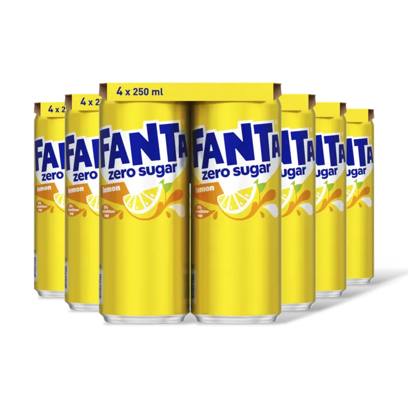 Fanta Lemon zero sugar 24-pack