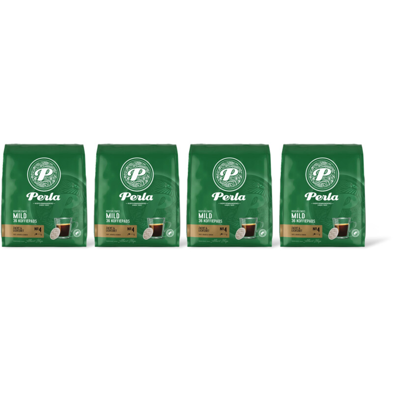 Perla Huisblends Mild koffiepads 4-pack